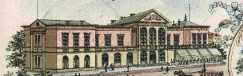 So sah der Dammtor-Bahnhof 1898 aus - Quelle: Bildarchiv Hamburg